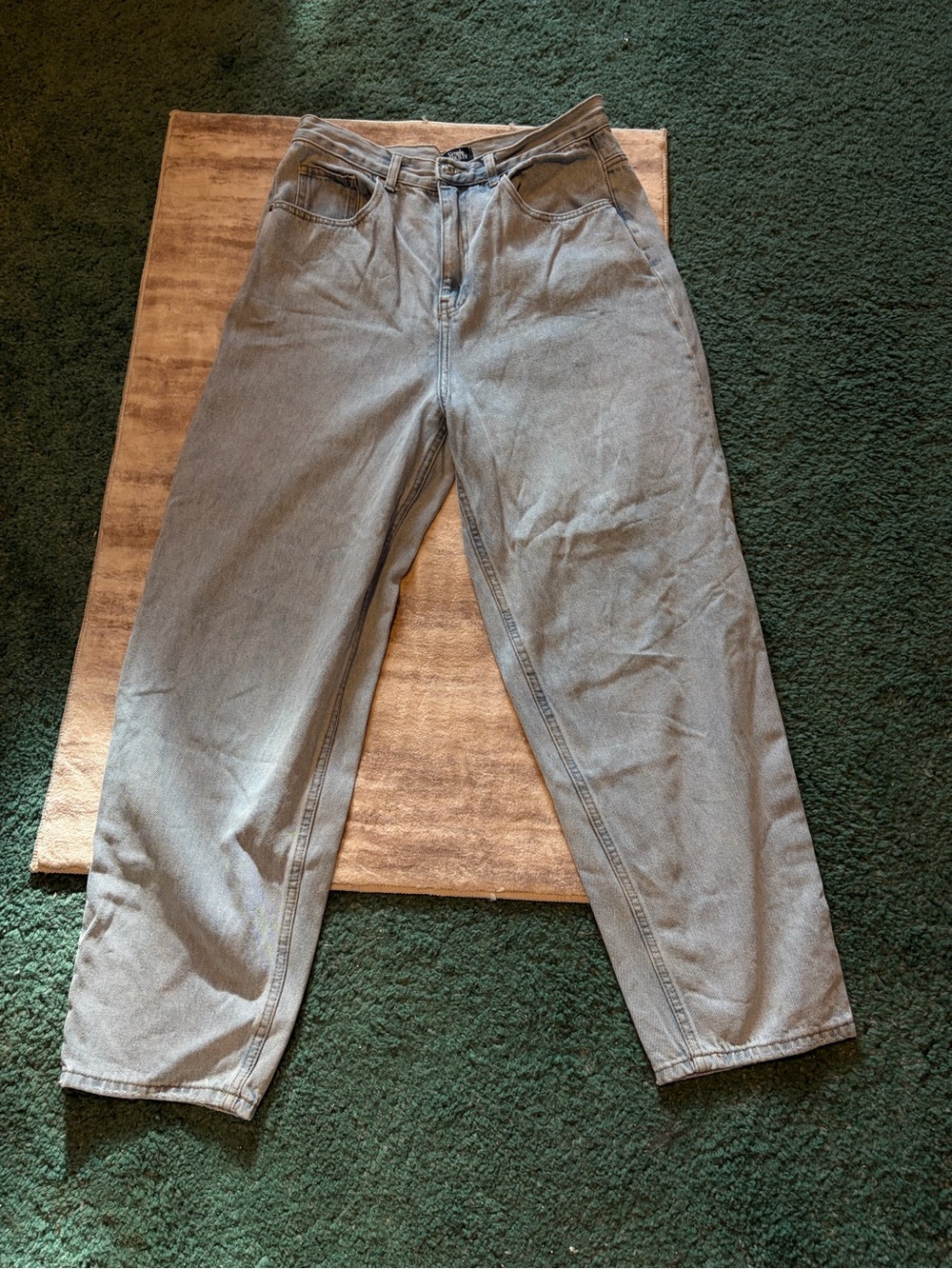 Women's High-Rise Blue Mom Jeans
